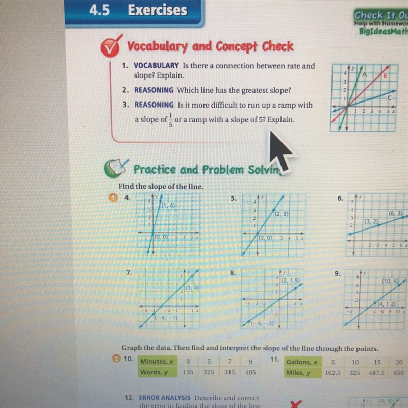 Hello. I don’t understand this. How do I find the slope of the line?-example-1