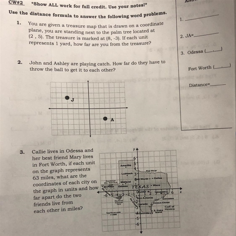 Geometry distance formula-example-1