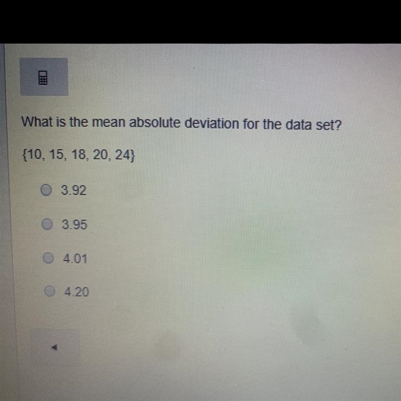 What is the mean absolute deviation for the data set?-example-1