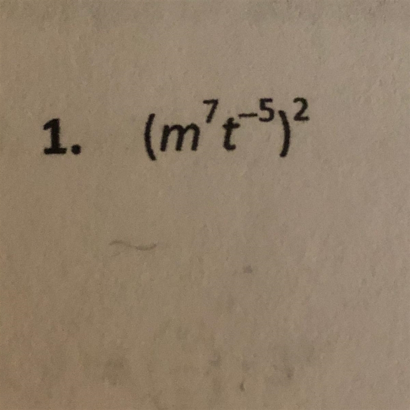 Simplify each expression. Use only positive exponents. (Photo)-example-1