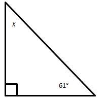 Find the value of x in the triangle (not drawn to scale.)-example-1