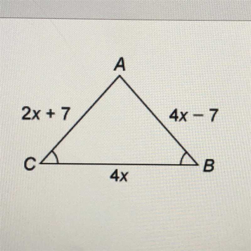 What is the side length of side BC of the triangle?-example-1