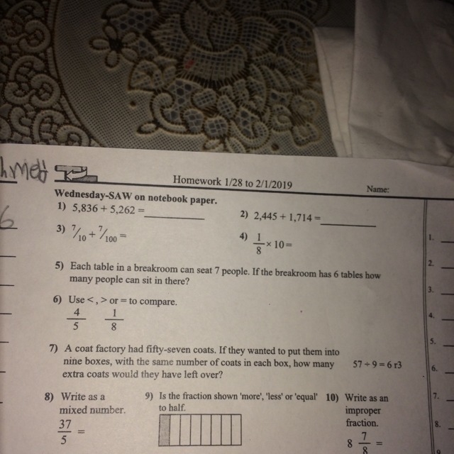 I need help with numbers 4,5,6,7,8,9and10-example-1