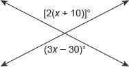 What is the value of x? Enter your answer in the box. x =-example-1