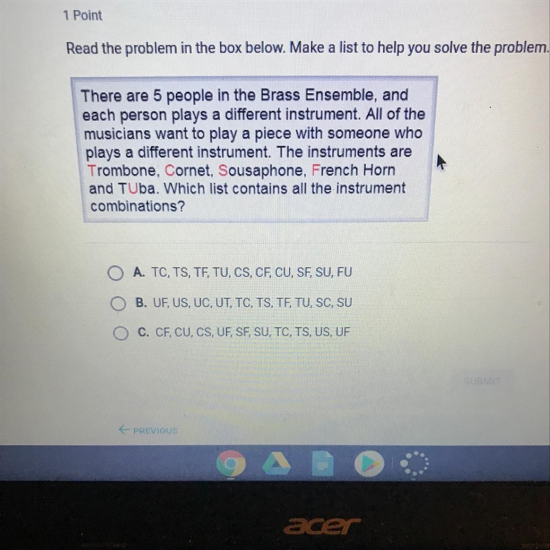 Help, I don’t understand the question too well and I need to know which list is correct-example-1