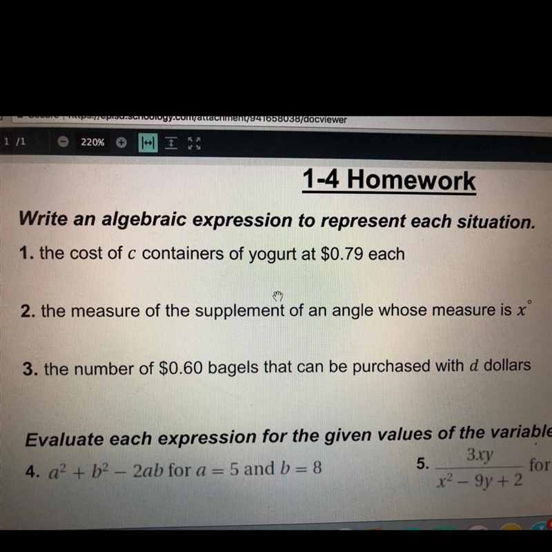 The measure of the supplement of an angle whose measure is x-example-1