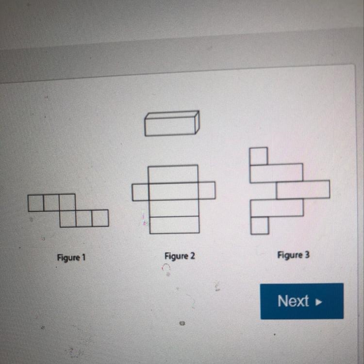 Which net represents the solid? Figure 1 Figure 2 Figure 3-example-1