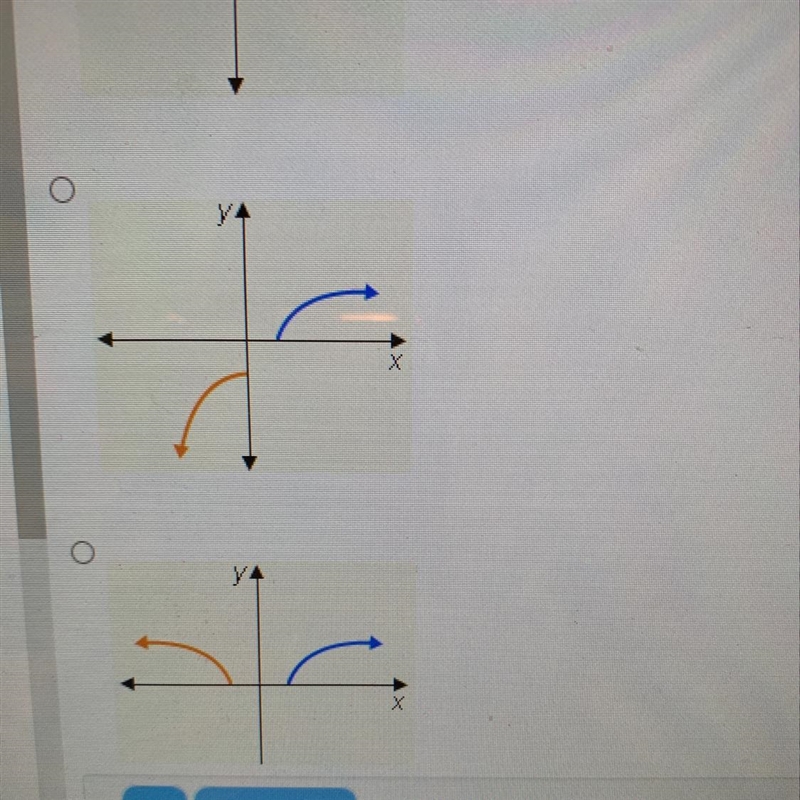 The graph of relation r is shown. Which of the following graphs represents the relation-example-1