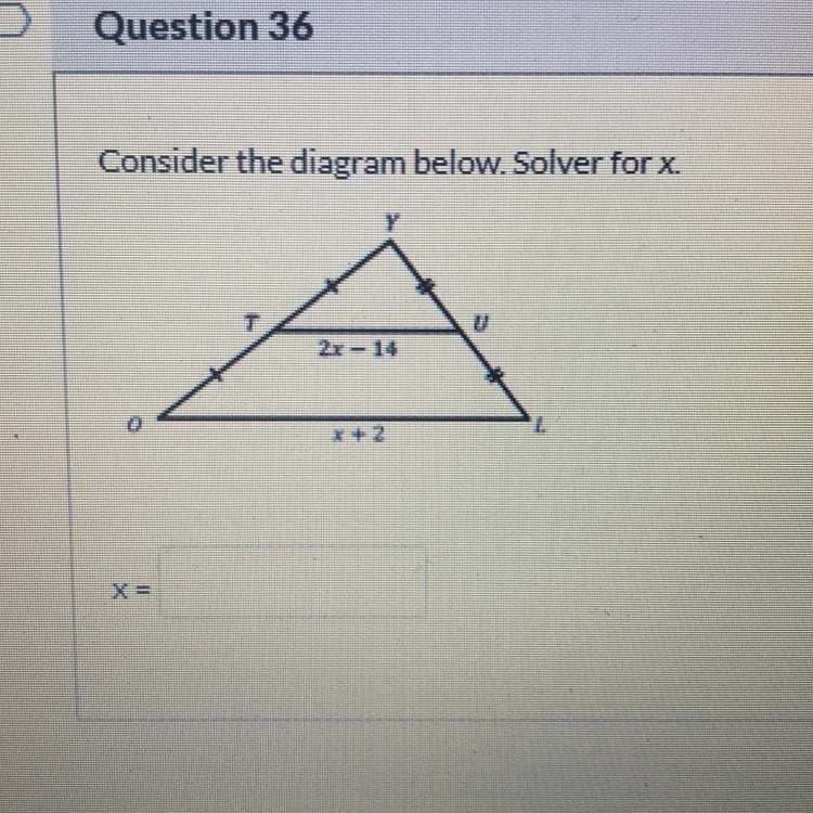 Solve For X !!!!!!!!!-example-1