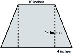 PLEAS HELP ASAP On a boat, a cabin's window is in the shape of an isosceles trapezoid-example-1