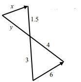 Find x and y. Yo I need to find out how to get it, please give me an explanation and-example-2