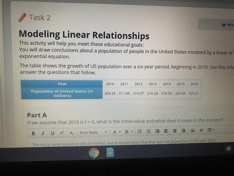 Please help! what equation best models this data?-example-1