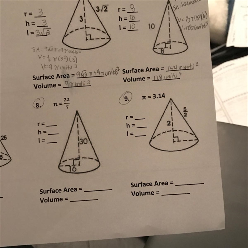 I need help on 8 and 9 i don’t know how to do them lol-example-1