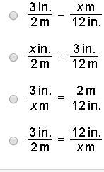 Michel uses the scale drawing and the scale factor to enlarge a square that has a-example-2