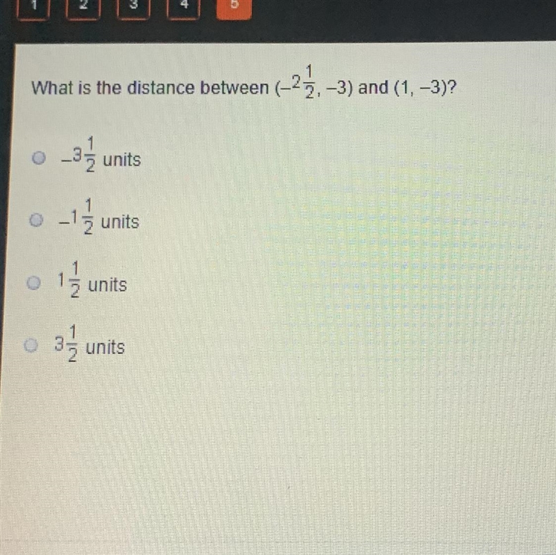 What is the distance between?-example-1