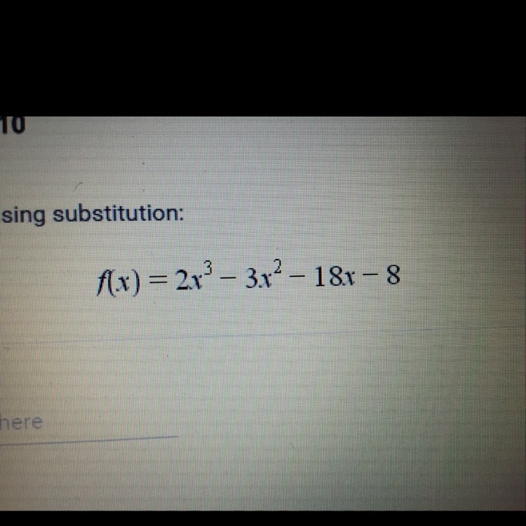 Evaluate f(-1) using substitution-example-1