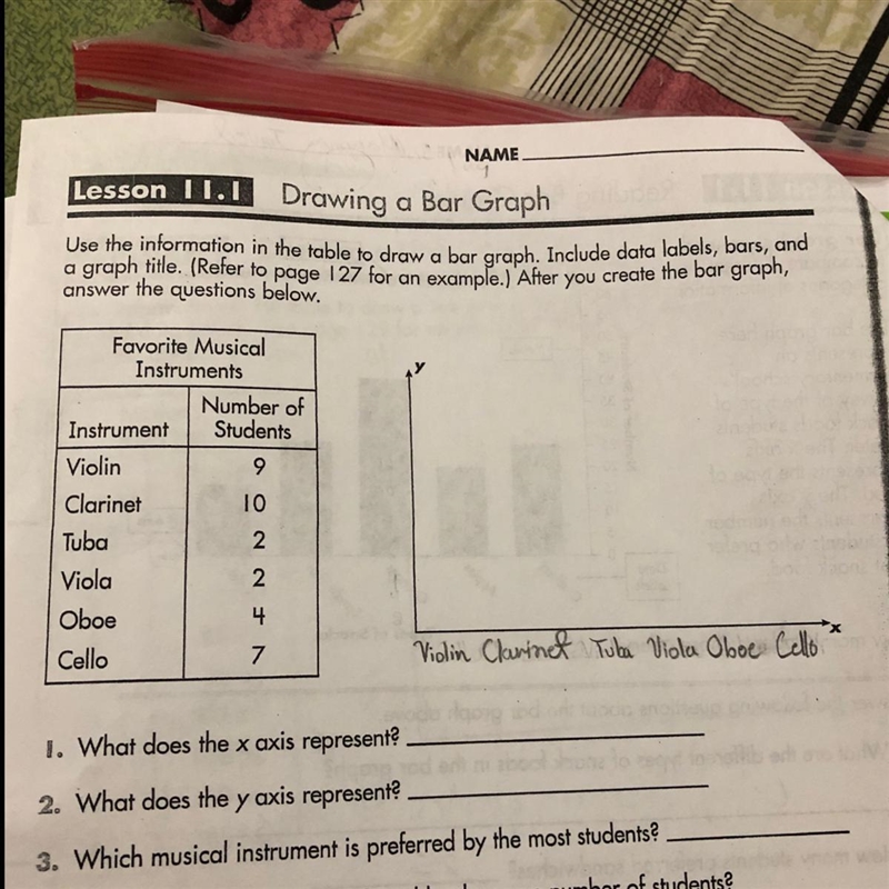 Just help me with the bar graph please and ignore the questions in the bottom :)-example-1