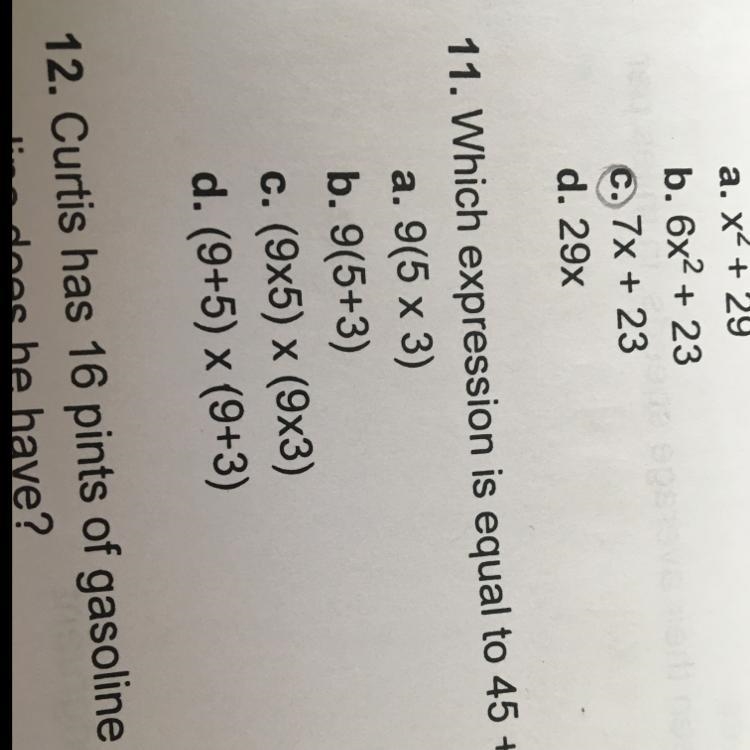 Which expression is equal to 45+27?-example-1