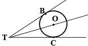 Given: TB and TC are tangents to circle O Prove: TO is the bisector of ∠BTC.-example-1