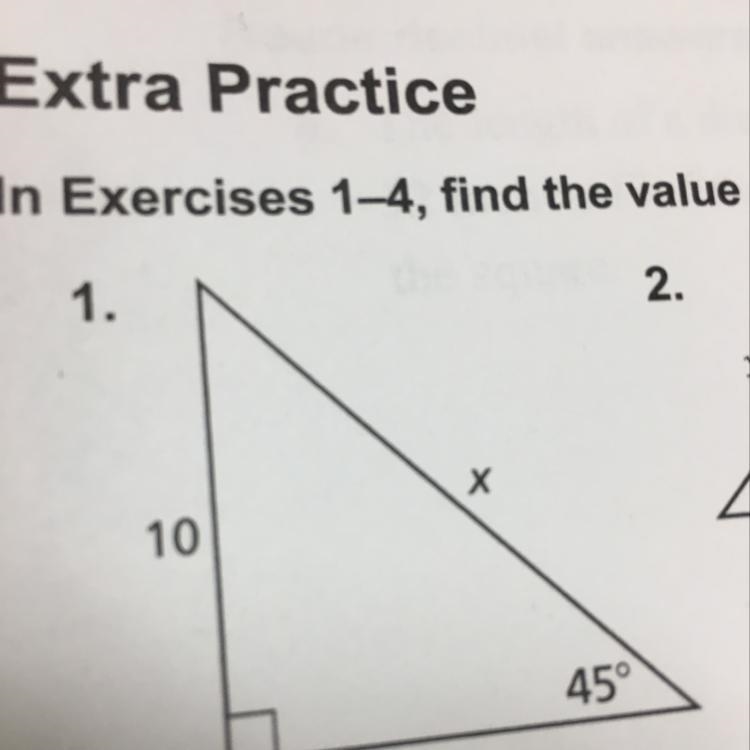 Find the value of X answer in simplest form-example-1