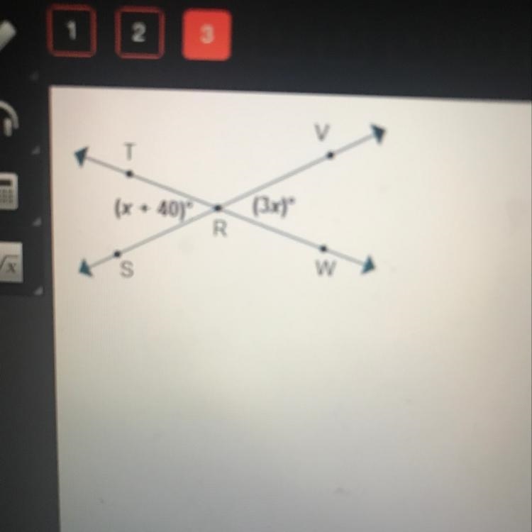 What is the value of x? 20 35 60 70-example-1