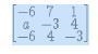 If the determinant of this matrix is -19, what is the value of a? A. 3 B. 4 C. 5 D-example-1