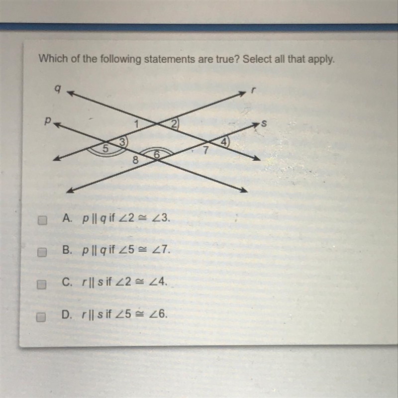 Which of the following statements are true? Select all that apply-example-1