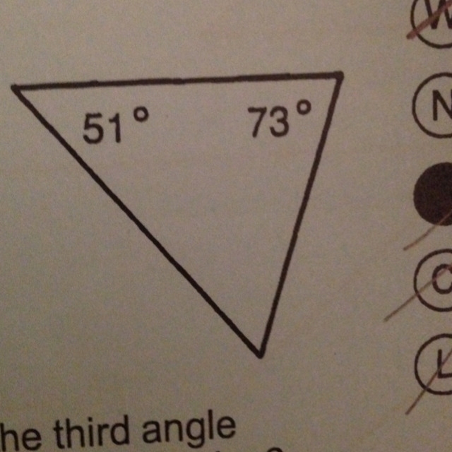 Can someone help me find the missing angle of the triangle in steps. Thanks if you-example-1