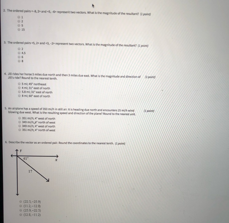 The ordered pairs <-8,2> and <5,-6> represent two vectors. What is the-example-1