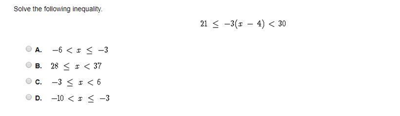 Solve the following inequality.-example-1