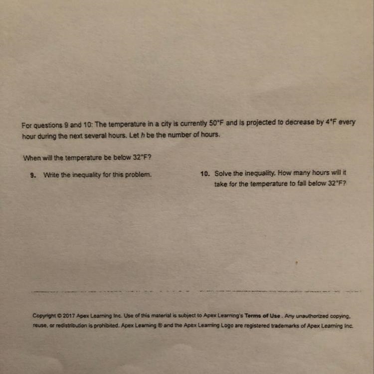 How do i write the inequality an how do i do number 10-example-1