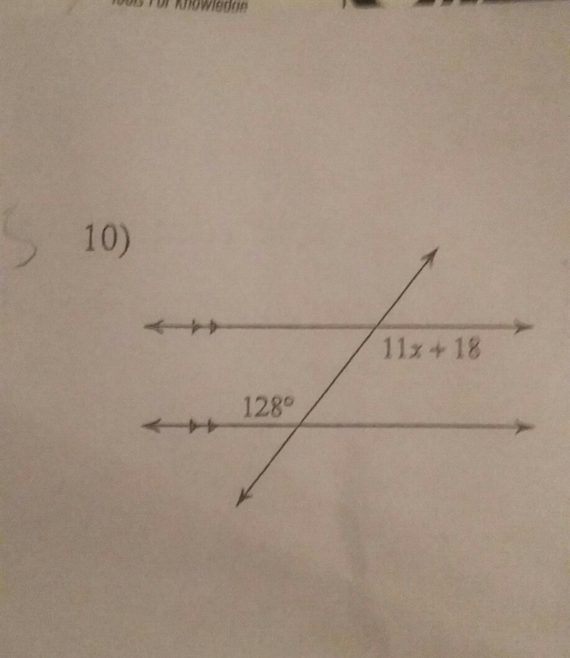 Solve for x for each problem-example-1