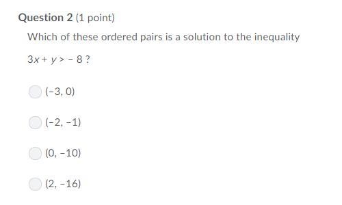 I need help on this, what is the ordered pair is a solution?-example-1