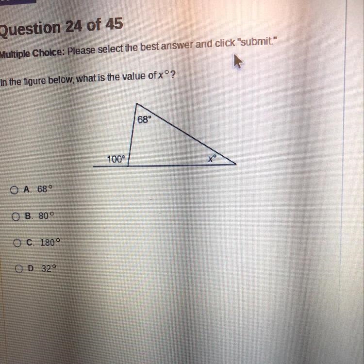 In the figure below what is the value of x-example-1