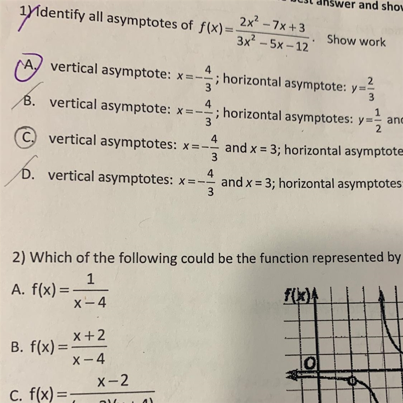 Can someone explain to me why a is the correct answer with steps please please please-example-1