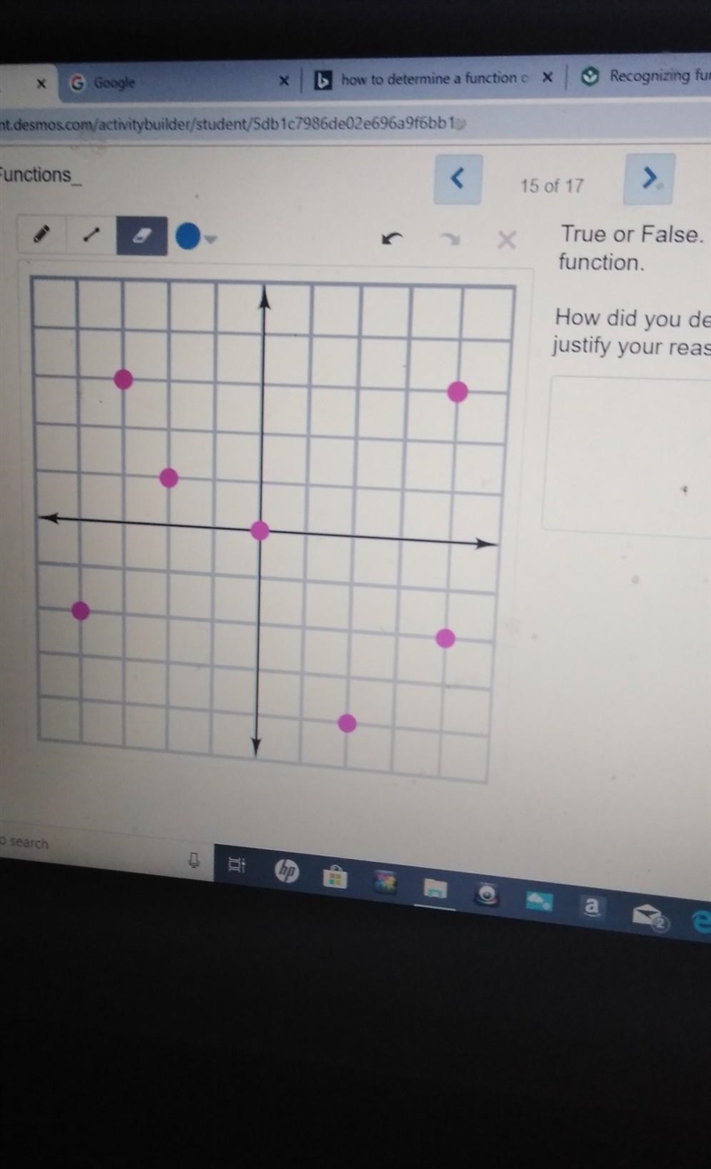 Determine whether the following relation represent a function ​-example-1