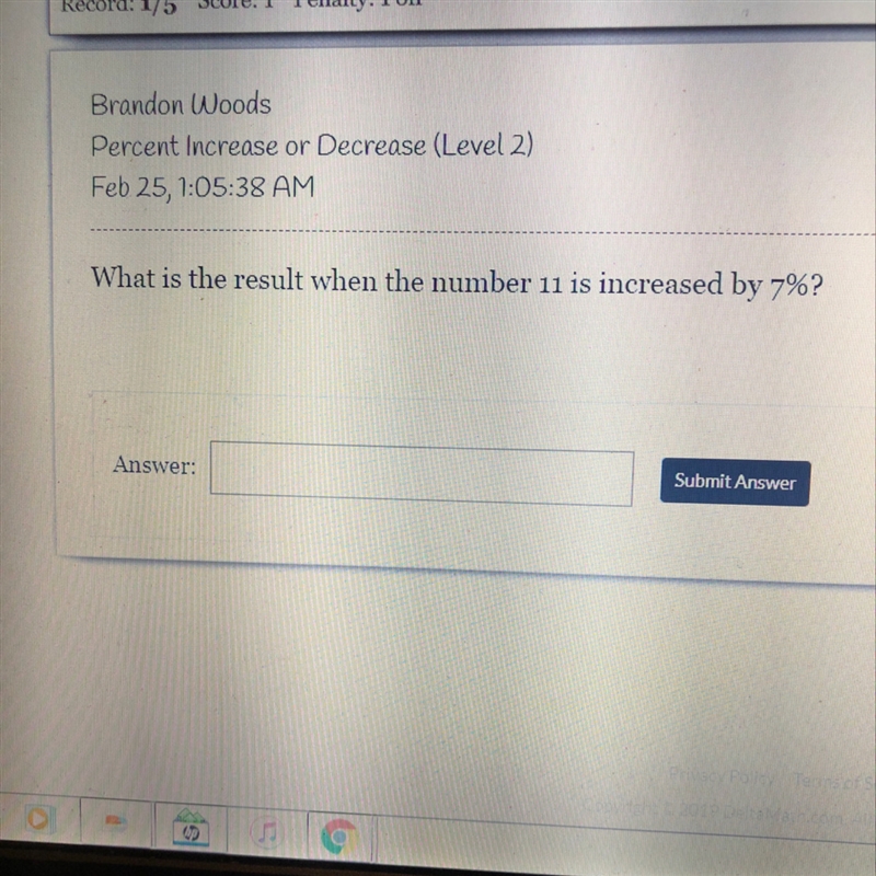 What is the result when number 11 is increased by 7-example-1