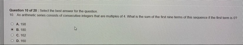 What is the sum of the first nine terms of this Sequence if the first term is 0?-example-1