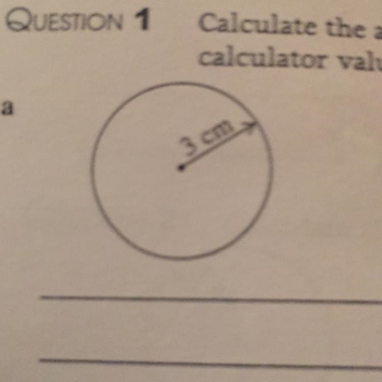 Area of this circle and explanation please-example-1