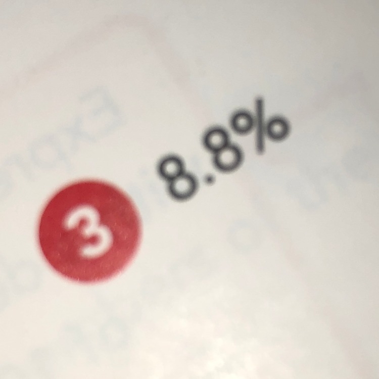 How do you make 8.8% into a fraction but in simplest form-example-1