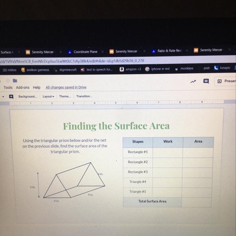 I need help ! 6th grade math surface area .-example-1