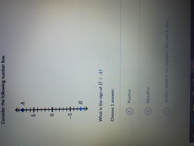 What is the sign of B+A-example-1