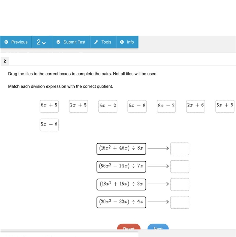 Drag the tiles to the correct boxes to complete the pairs. Not all tiles will be used-example-1