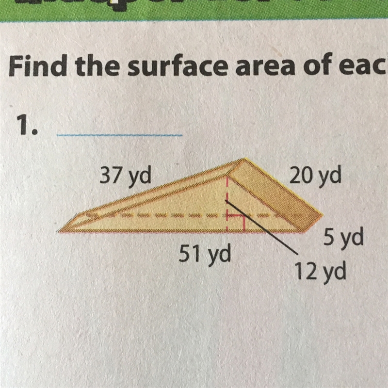 What’s the answer for this question to find the triangular prism-example-1