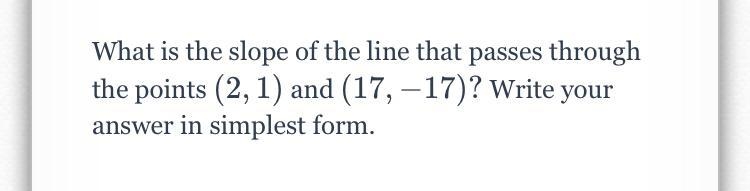 What the slope of the line is in simplest form-example-1