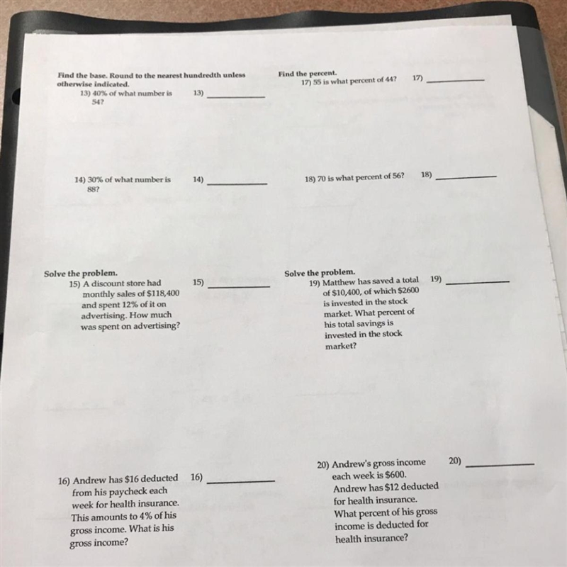 Can I get help on numbers 13,18,15,19,16, and 20 please-example-1