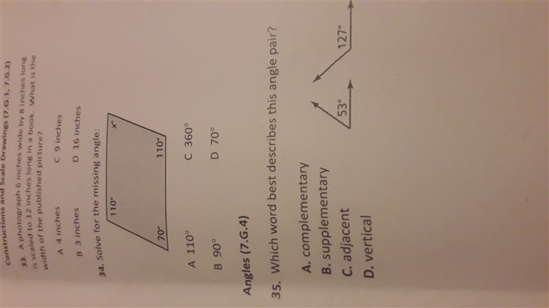 Solve the missing angle-example-1