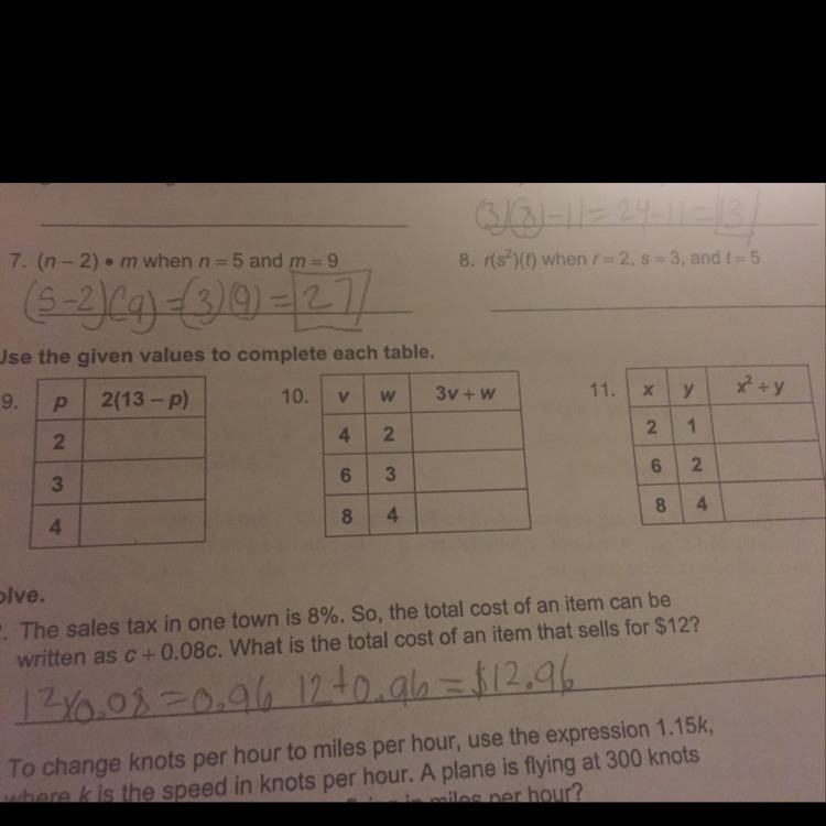 Plz help with 9,10 and 11-example-1