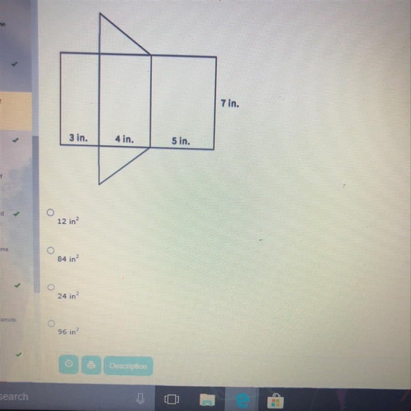 Use the net to find the surface area of the prism.-example-1