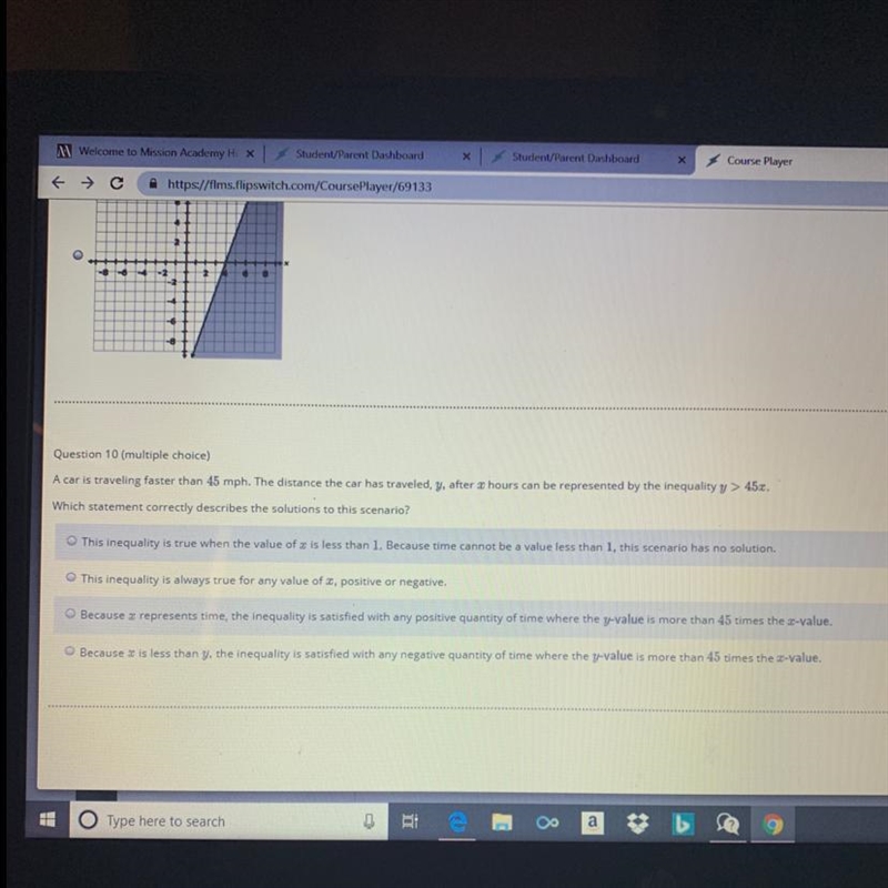 Which statement correctly describes the solution to this scenario?-example-1